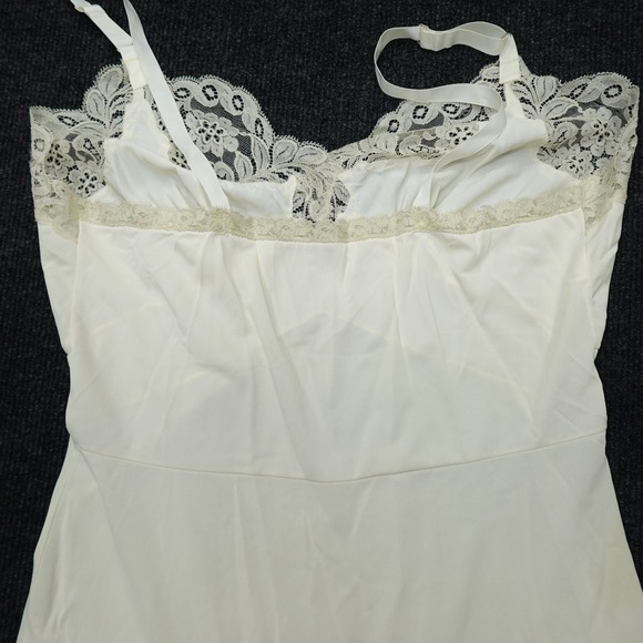Vintage Val Mode Full Slip Dress Lace Lingerie Women 34 Ivory - Picture 9 of 12